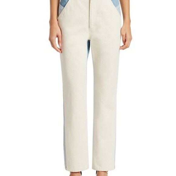 SEA New York Colorblock Straight Leg Jeans - Picture 2 of 7